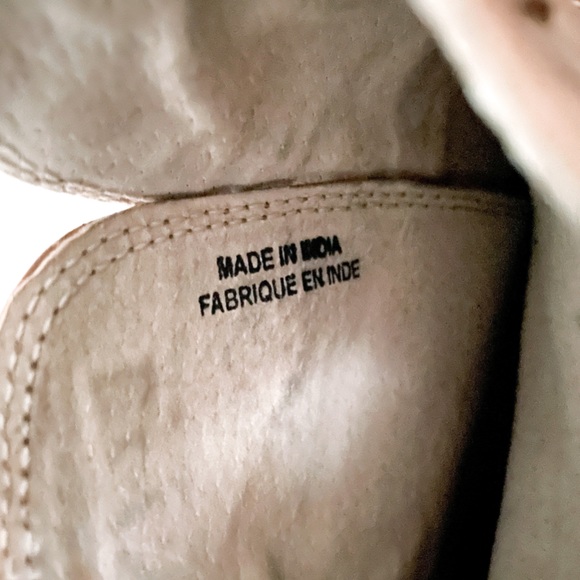 Free People Tan Leather Tall Strappy Buckle Ankle Boots - Picture 10 of 10